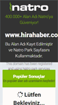 Mobile Screenshot of hirahaber.com